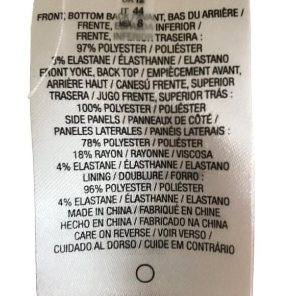 T Tahari Stunning Floral Like Dress Size 8 - Picture 7 of 7